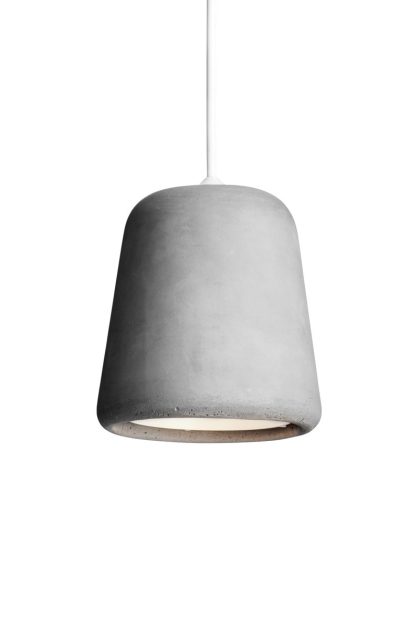 New works material pendel light grey concrete