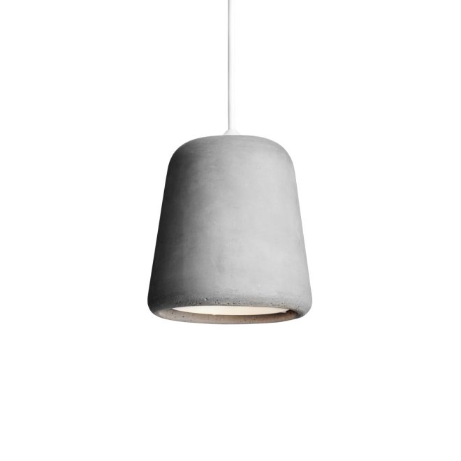 New works material pendel light grey concrete