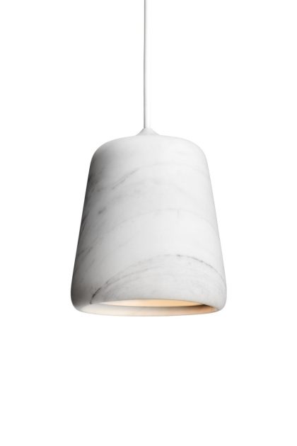 New works material pendel white marble