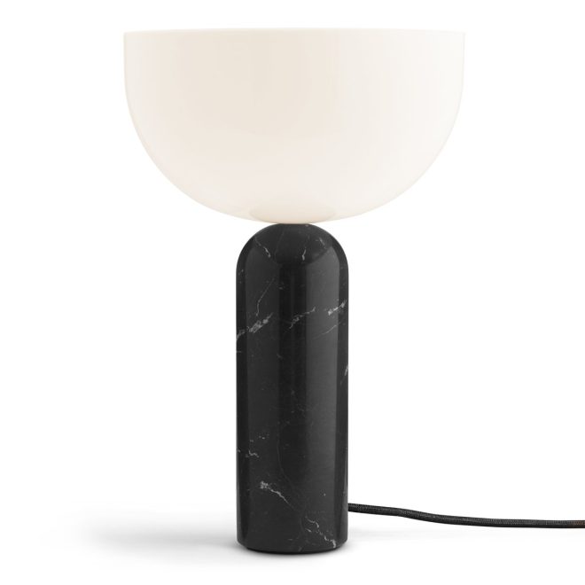 New works kizu bordslampa large 45 cm black marble