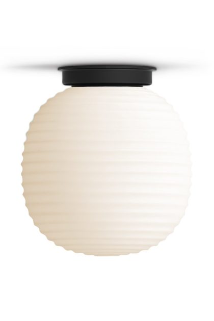 New works lantern taklampa small frosted white opal glass