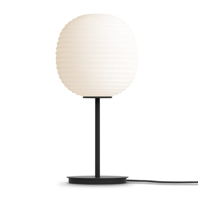 New works lantern bordslampa small frosted white opal glass