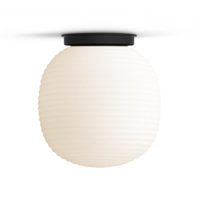 New works lantern taklampa medium frosted white opal glass