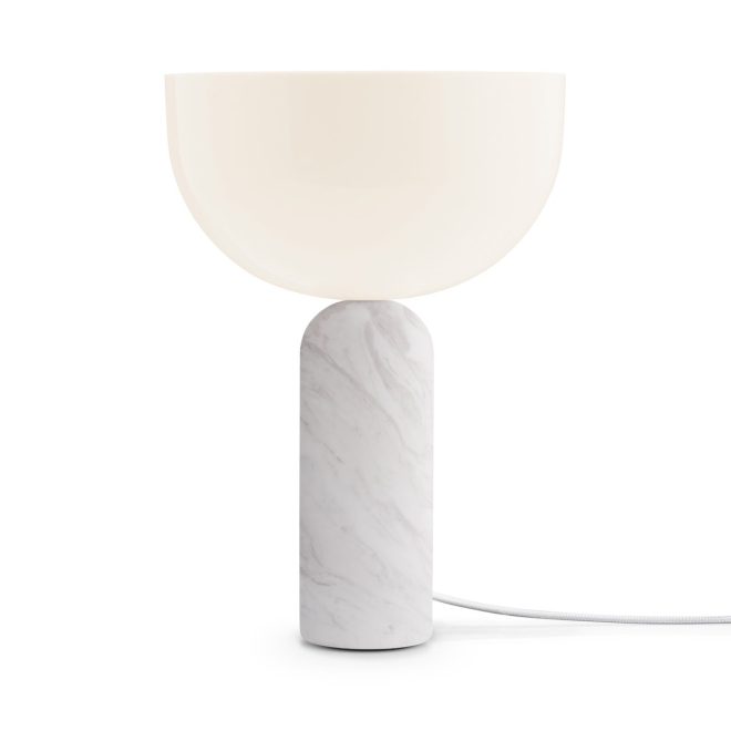 New works kizu bordslampa small 35 cm white marble