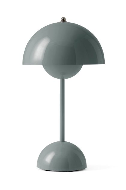 &tradition flowerpot portable bordslampa vp9 stone blue