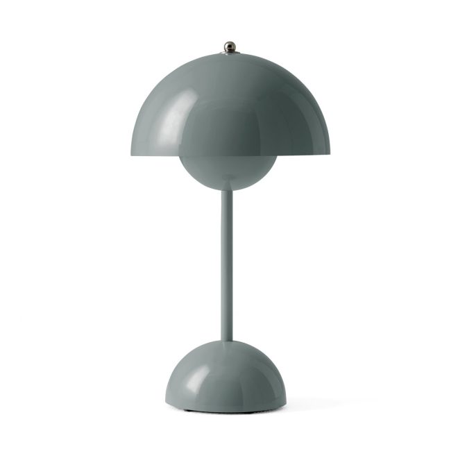 &tradition flowerpot portable bordslampa vp9 stone blue