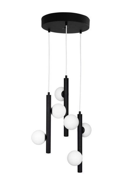 Globen lighting pearl 3 pendel svart