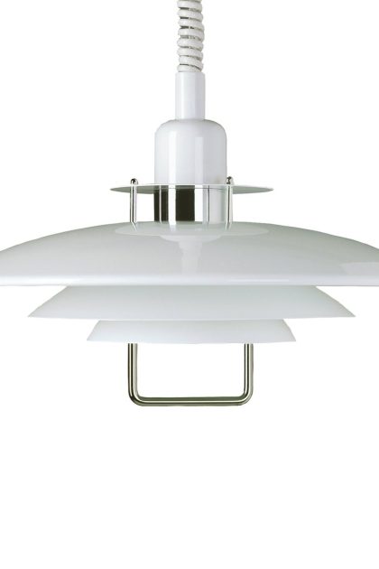 Belid primus ii pendel Ø43 cm vit-krom