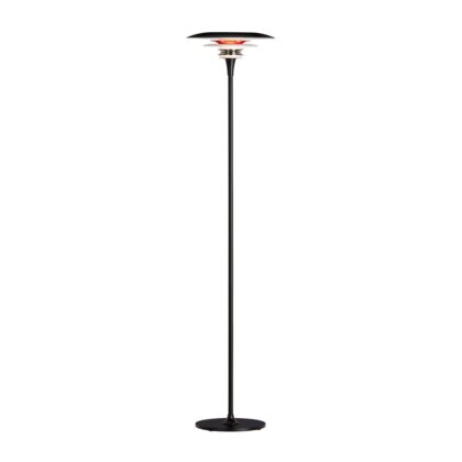 Belid diablo golvlampa Ø30 cm mattsvart-blankröd