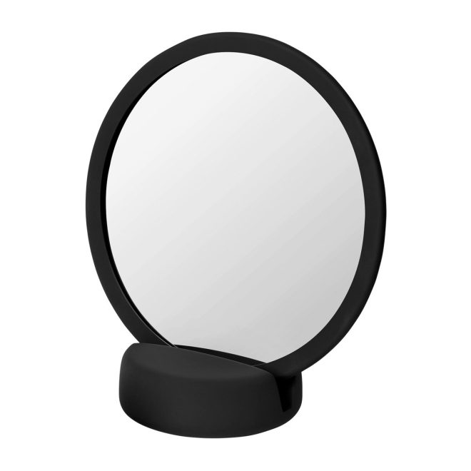 Blomus sono vanity bordsspegel Ø17 cm svart