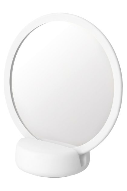 Blomus sono vanity bordsspegel Ø17 cm vit