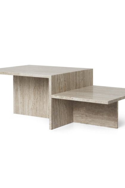 Ferm living distinct soffbord travertin