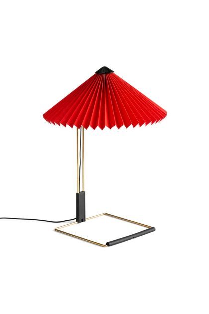 Hay matin table bordslampa Ø30 cm bright red shade