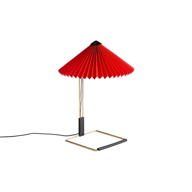 Hay matin table bordslampa Ø30 cm bright red shade