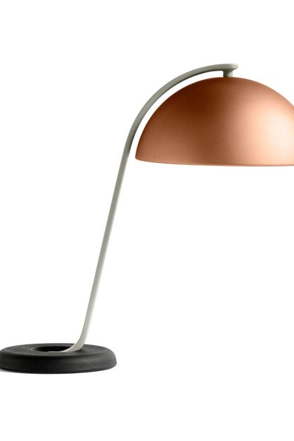 Hay cloche bordslampa mocca anodised