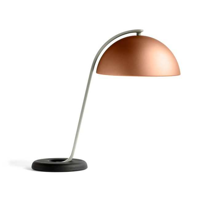 Hay cloche bordslampa mocca anodised