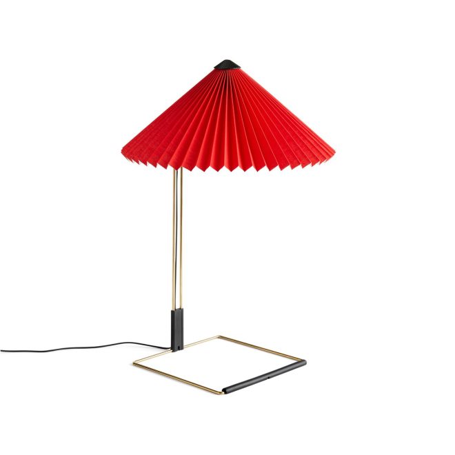 Hay matin table bordslampa Ø38 cm bright red shade