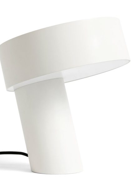 Hay slant bordslampa white