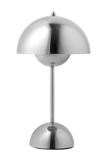 &tradition flowerpot portable bordslampa vp9 chrome