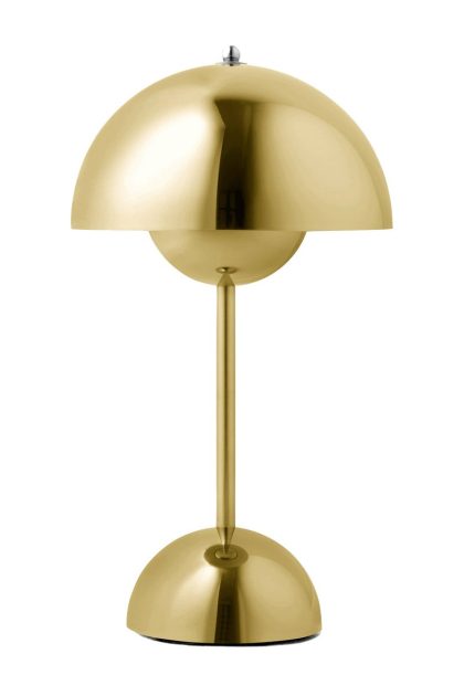 &tradition flowerpot portable bordslampa vp9 brass