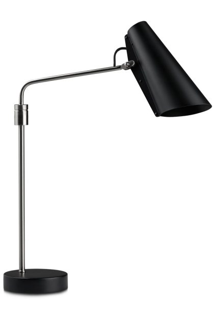 Northern birdy swing bordslampa svart-stål