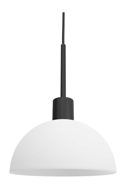 Herstal vienda taklampa svart-opalglas