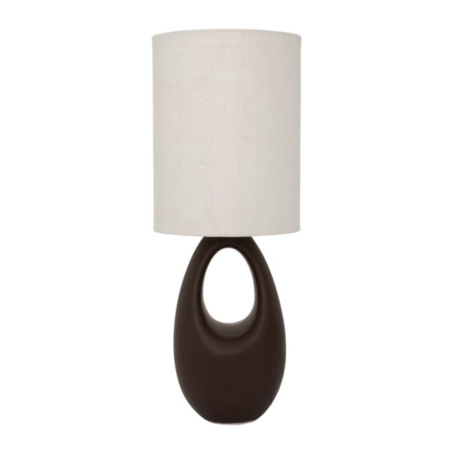 Urban nature culture re-discover bordslampa l 60 cm caraf-natural (brown-white)