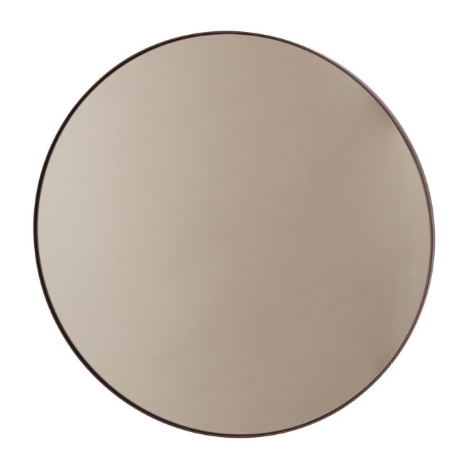 Aytm circum spegel Ø50 cm brown