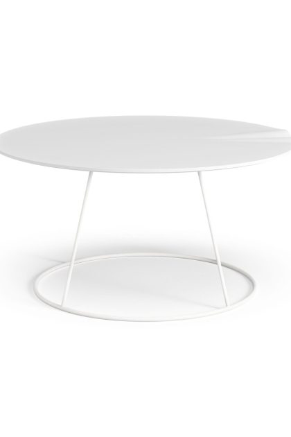 Swedese breeze bord med våg Ø80 cm vit