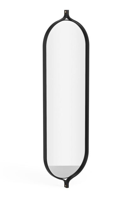 Swedese comma spegel oblong 135 cm ask svartbetsad
