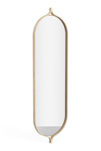 Swedese comma spegel oblong 135 cm ask lackad