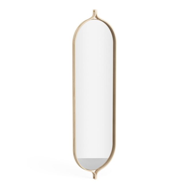 Swedese comma spegel oblong 135 cm ask lackad