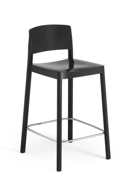 Swedese grace barstol 63 cm ask svartlaserad