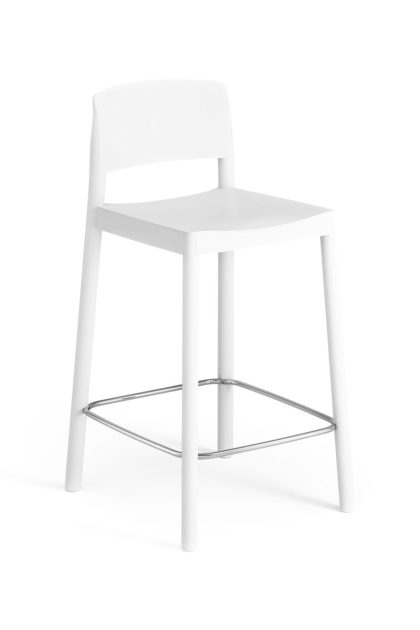 Swedese grace barstol 63 cm ask vitlaserad