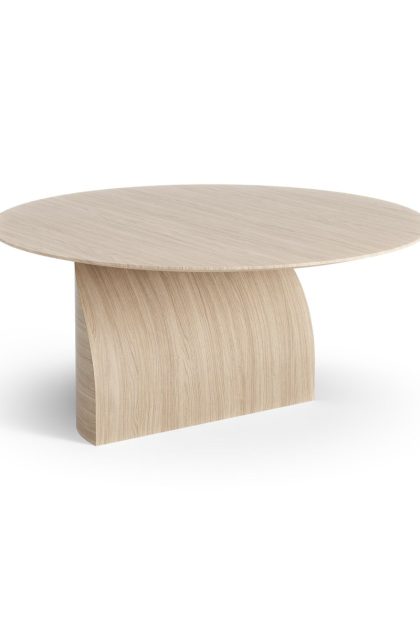 Swedese savoa soffbord h40 cm ek vitpigmenterad