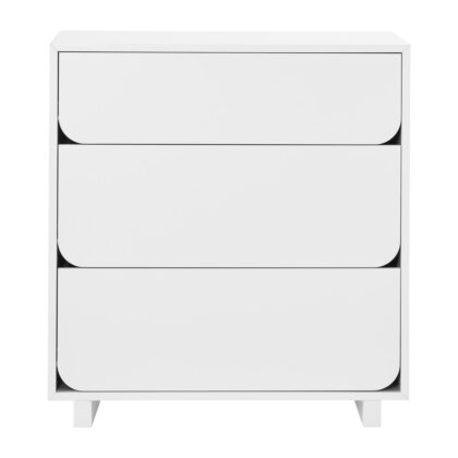 1898 vidja byrå låg 3 lådor vit