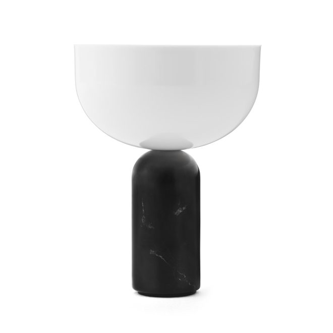 New works kizu portable bordslampa black marble