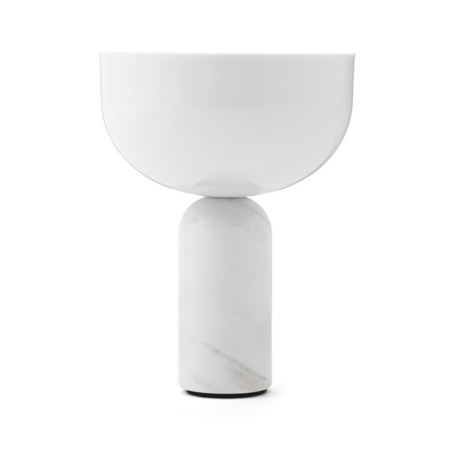 New works kizu portable bordslampa white marble