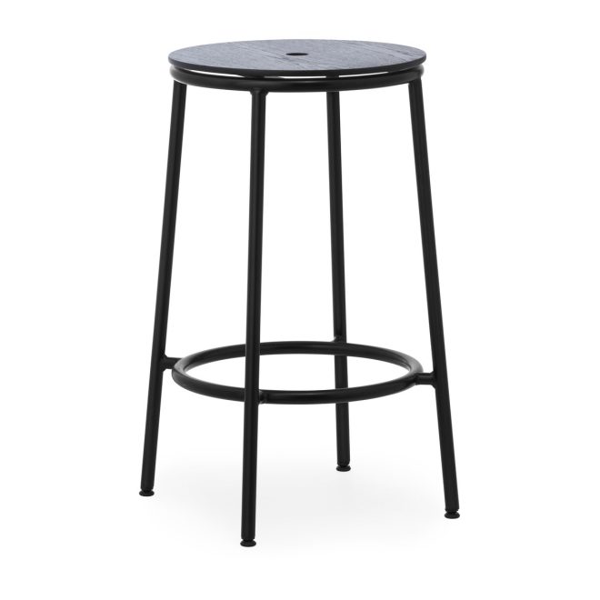 Normann copenhagen circa barstol 65 cm svart ek