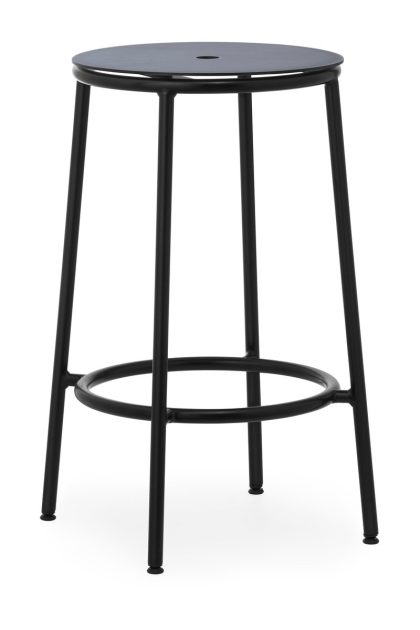 Normann copenhagen circa barstol 65 cm svart aluminium