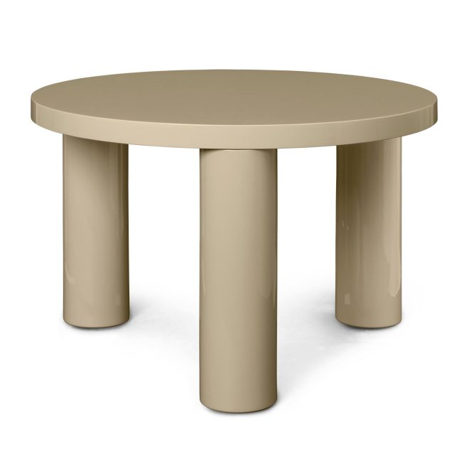 Ferm living post soffbord small Ø65 cm cashmere