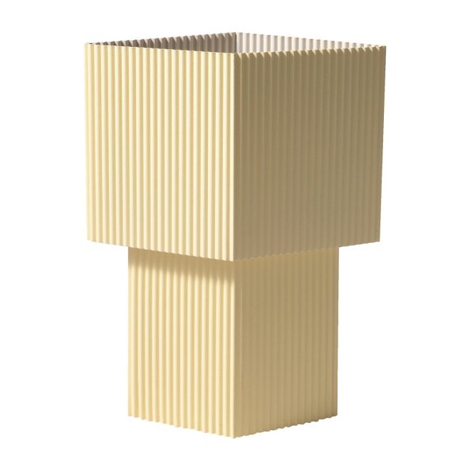 Pholc romb mini portabel bordslampa 19 cm vanilla