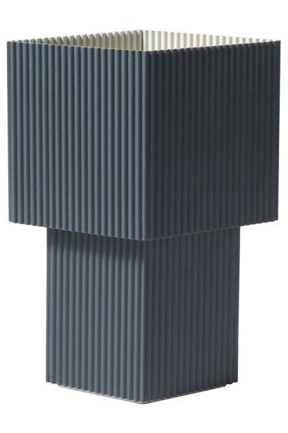 Pholc romb mini portabel bordslampa 19 cm blue stone