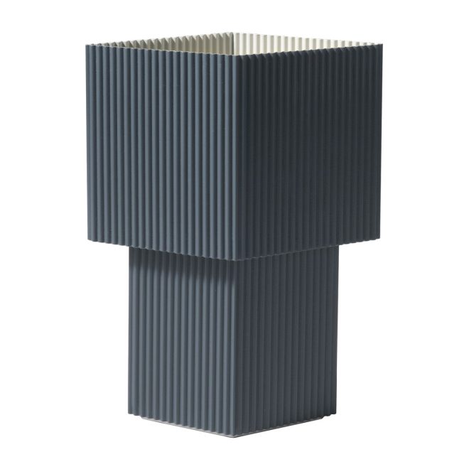 Pholc romb mini portabel bordslampa 19 cm blue stone