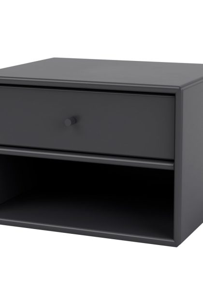 Montana dash sängbord anthracite 04, inkl. upphäng