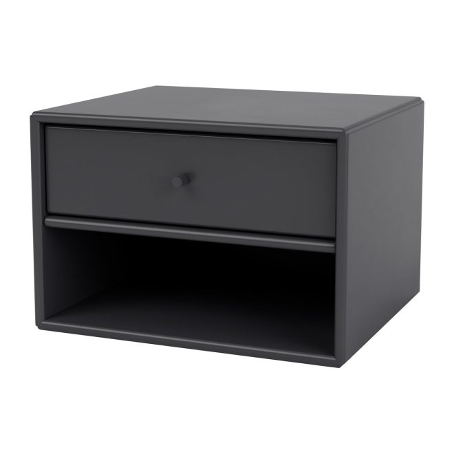 Montana dash sängbord anthracite 04, inkl. upphäng
