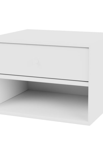 Montana dash sängbord new white 101, inkl. upphäng