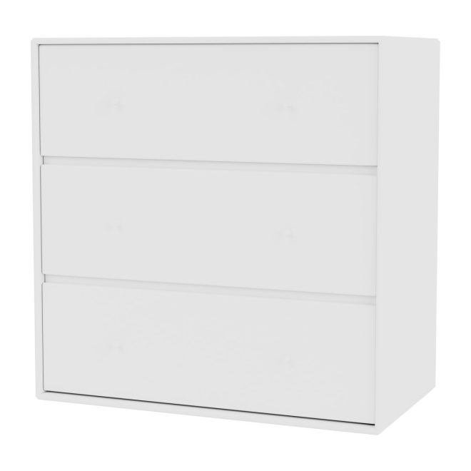 Montana carry byrå 3 lådor new white