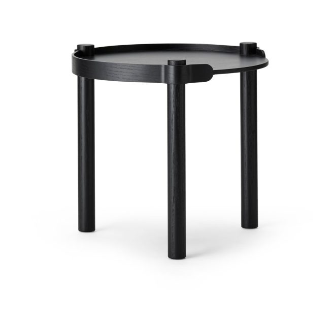 Cooee design woody bord Ø45 cm black stained oak