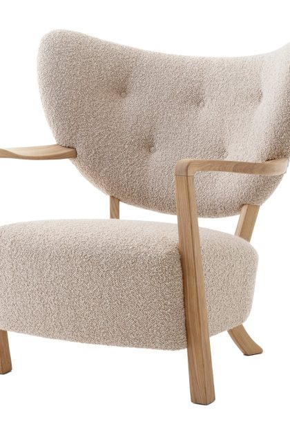 &tradition wulff lounge chair atd2 fåtölj oljad ek-karakorum